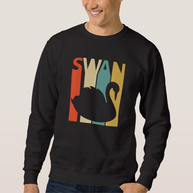 Niedliches Schwanentier Sweatshirt (Vorderseite)