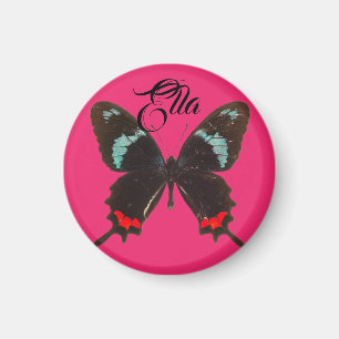 Niedliches Schwarz-Rot-Schmetterling-Magnet Magnet