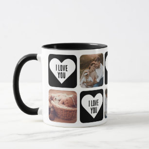 Niedliches Schwarz-Weiß-Foto I Liebe Tasse