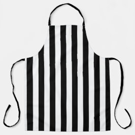 Niedliches Schwarz-Weiß-Muster Schürze