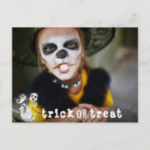 Niedliches Schwarz-Weiß-Wasserfarben-Ghosts Hallow