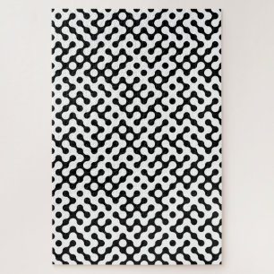 Niedliches Schwarz-weißes Labyrinth Puzzle
