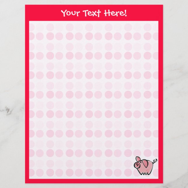 Niedliches Schwein (Vorderseite)