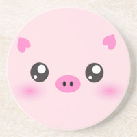 Niedliches Schwein-Gesicht - kawaii Minimalismus