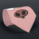 Niedliches Schwein Krawatte<br><div class="desc">Niedliches kleines piggy Gesicht auf Ihrer Krawatte.</div>