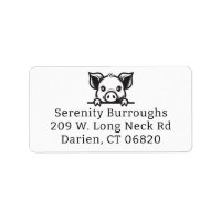 Niedliches Schwein Liebhaber Bauernhof Leben Carto
