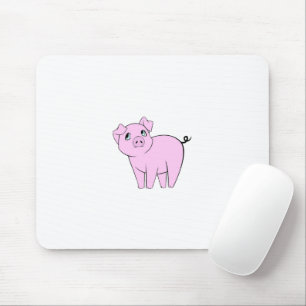 Niedliches Schwein, Little Pig, Schwein, Rosa Schw Mousepad