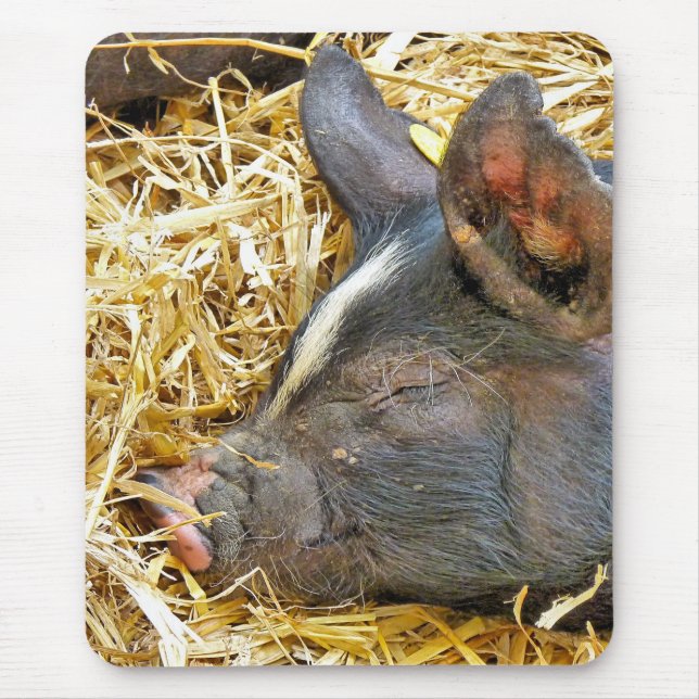 NIEDLICHES SCHWEIN MOUSEPAD (Vorne)