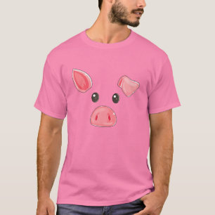 Niedliches Schweinefass Halloween Kostüm Schweine T-Shirt