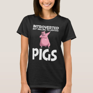 Niedliches Schweinefleisch — Frauen — Tierfutter 1 T-Shirt