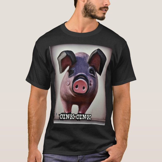 Niedliches Schweinefleisch Oink Oink 21 T-Shirt (Vorderseite)