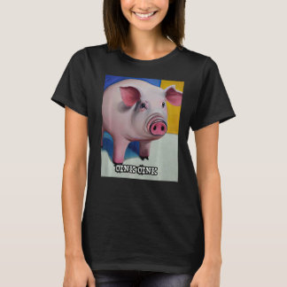 Niedliches Schweinefleisch Oink Oink 42 T-Shirt