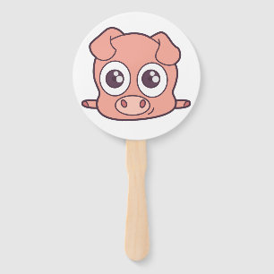 Niedliches Schweineklima Fächer