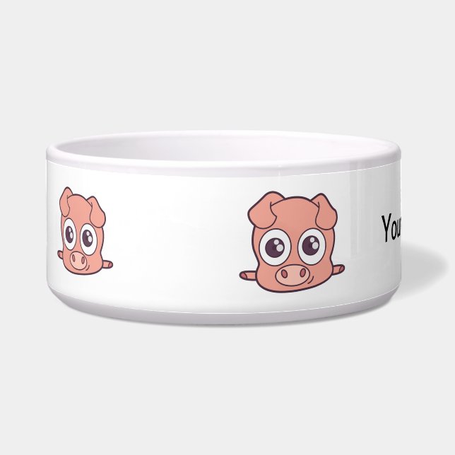 Niedliches Schweineklima Napf (Vorderseite)