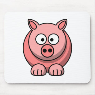 Niedliches Schweinemopad für Kinder anpassen Mousepad