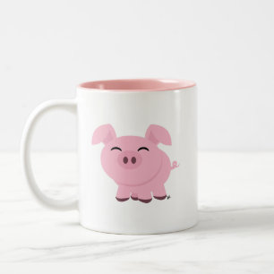 Niedliches Schweinesäuchen Kaffeemaschine Tasse