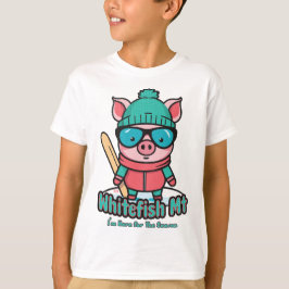 Niedliches Schweineskifahren Pfingsterberg T-Shirt