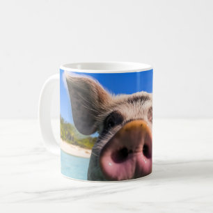Niedliches Schwimmen Kaffeetasse