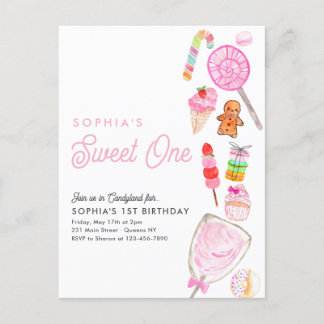 Niedliches SCHWIZEN 1 Kandy Kids Candyland 1. Gebu Postkarte