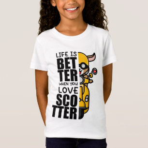 Niedliches Scooter-Goat-Design T-Shirt