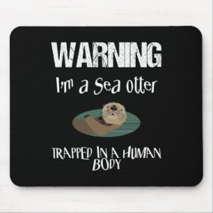 Niedliches Sea Otter Halloween Easy Lazy Kostüm Ga Mousepad
