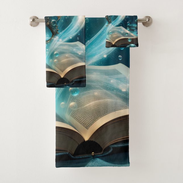 Niedliches Seepferd Badhandtuch Set (Insitu)