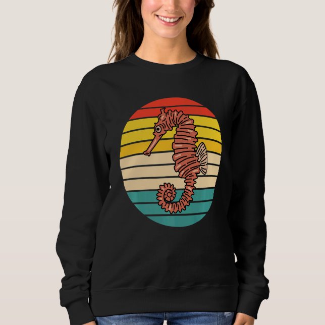 Niedliches Seepferd Sweatshirt (Vorderseite)