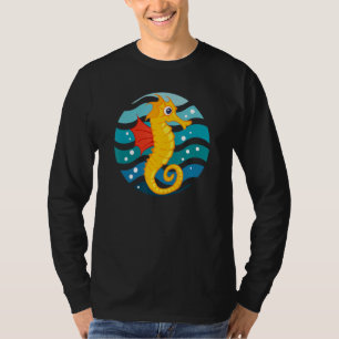 Niedliches Seepferd Wasserschwimmen T-Shirt
