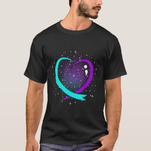 Niedliches Selbstmordbewusstsein Herzglücksunterst T-Shirt