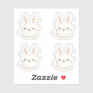 Niedliches Set mit sonniger Gesichtsausdruck - Ado Aufkleber