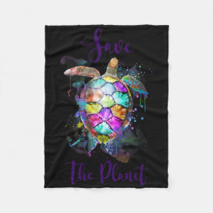 Niedliches Shirt am Tag der Erde Männer Kinder Tag Fleecedecke