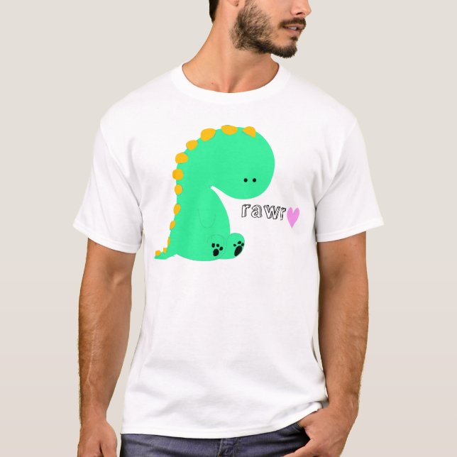 Niedliches Shirt RAWR Dinosauriers (Vorderseite)