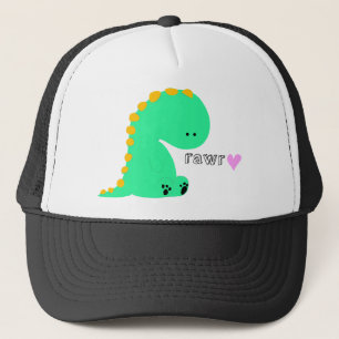 Niedliches Shirt RAWR Dinosauriers Truckerkappe