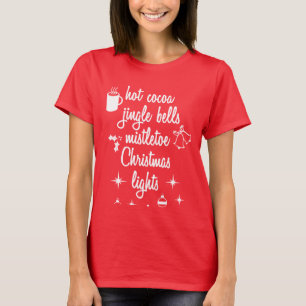 Niedliches Shirt Weihnachten T-Shirt Frauen Urlaub