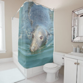 Niedliches Siegel aus Cape Cod Duschvorhang