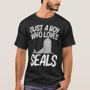 Niedliches Siegel für Jungen Kids Sea Lion Zotier T-Shirt