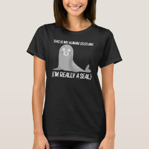 Niedliches Siegel für Männer - Seelöwe T-Shirt