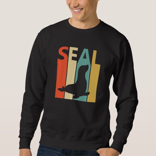 Niedliches Siegel Sweatshirt (Vorderseite)