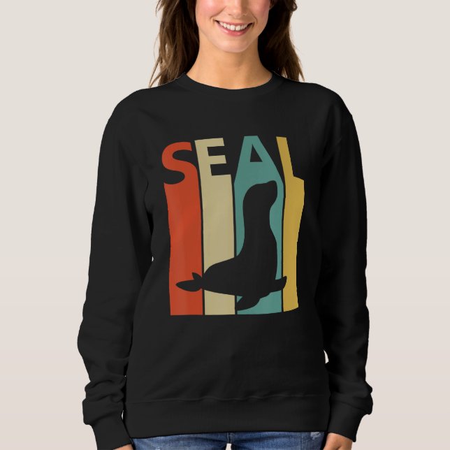 Niedliches Siegel Sweatshirt (Vorderseite)