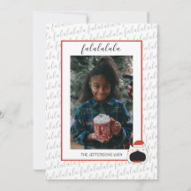 Niedliches Singen Cat Fa La La La La La Christmas 