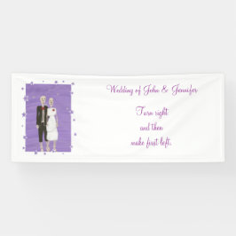 Niedliches Skeleton-Halloween-Schilderbanner Banner