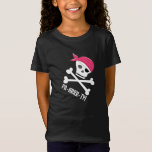 Niedliches Skull Crossbones Pirate Thema Pa-arrr-t T-Shirt