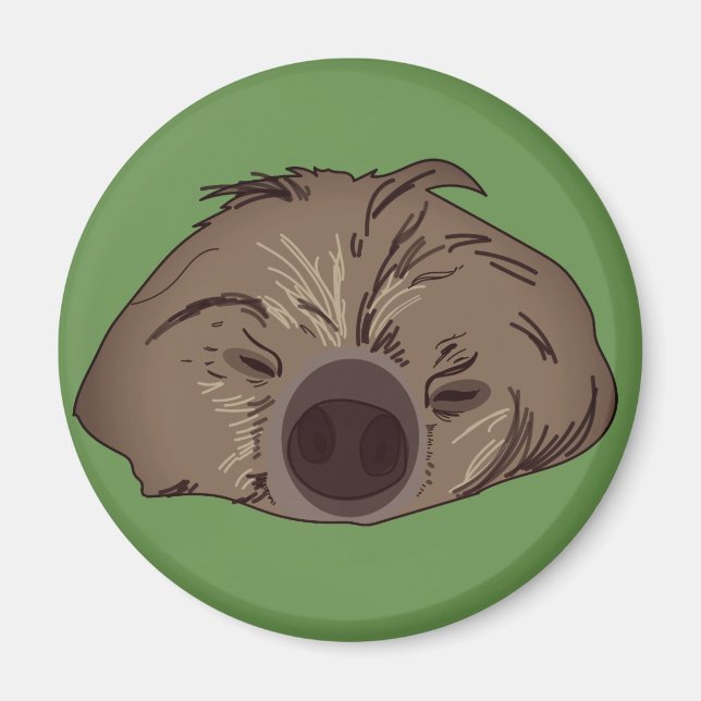 Niedliches Sloth Art Magnet (Vorne)