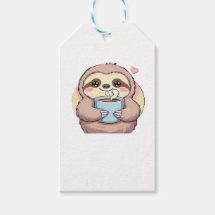Niedliches Sloth Coffee Lover Shirt � von Co gespe Geschenkanhänger