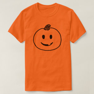 Niedliches Smile Halloween Emoji Pumpkin Group-Kos T-Shirt
