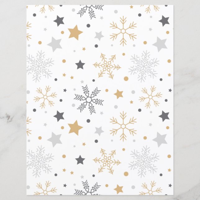 Niedliches Snowflakes Weihnachtsbuch (Vorderseite)