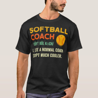 Niedliches Softball Coach Shirt Softball Coach Ges