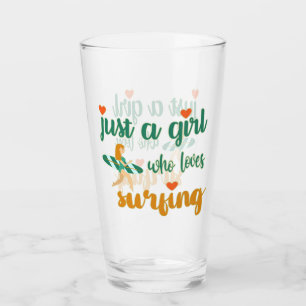 Niedliches Sommerangebot Nur ein Mädchen, das Lieb Glas