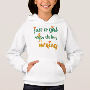 Niedliches Sommerangebot Nur ein Mädchen, das Lieb Hoodie