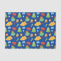 Niedliches Sommercampingmuster